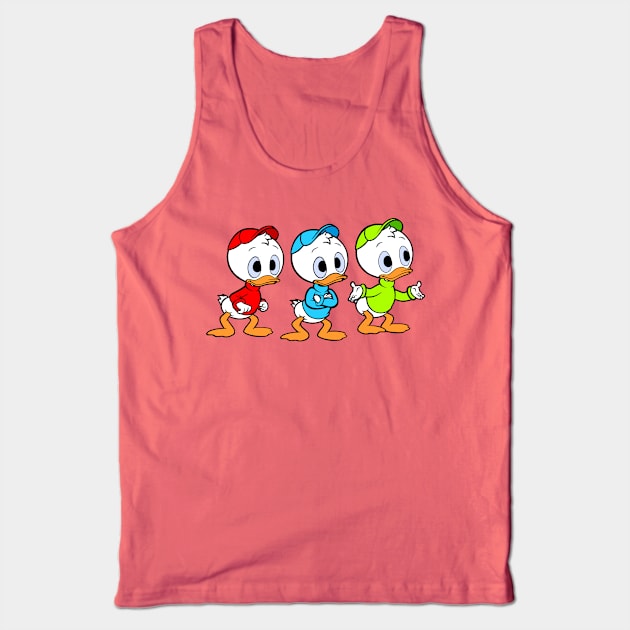 Huey Dewey and Louie Tank Top by BigOrangeShirtShop